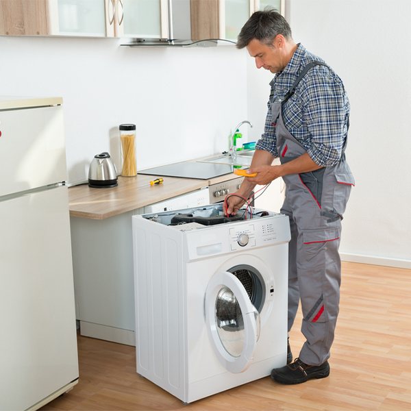 can you walk me through the steps of troubleshooting my washer issue in Reynolds